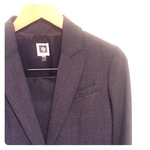 ANNE KLEIN | Gray Dress Suit
